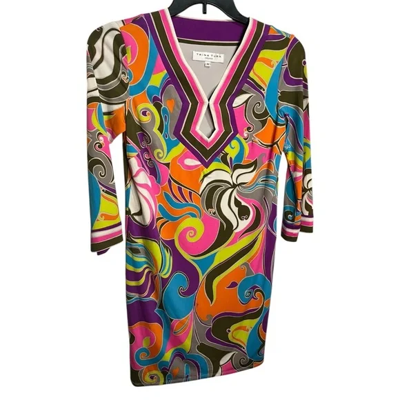 Trina Turk Kaylan Swirl Dress - Picture 7 of 7